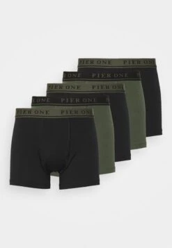 Pier One 5 PACK - Panties - Black/mottled Dark Grey -Pier One 00955010cec94d048deaec05ec199c27