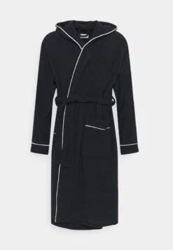 Pier One Bademantel - Black/red -Pier One 0fa2ae76ad544ce4b59723706ee9edae