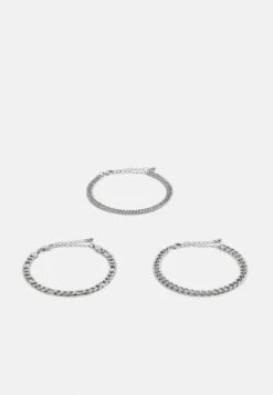 Pier One 3 PACK - Armband - Silver-coloured -Pier One 1a3184f89d574022908612b4a38116a8 1