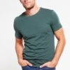Pier One T-Shirt Basic - Green Melange 2 Pier One T-Shirt Basic - Green Melange -Pier One 26f95ed5f94241fc8ae072ac784e0f51