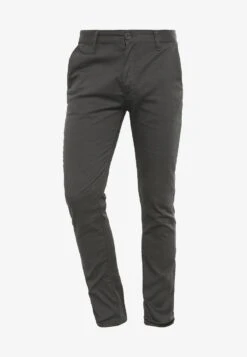 Pier One SLIM FIT CHINO - Chino - Dark Grey -Pier One 33663e7d56c4433b9128b48901c67acf