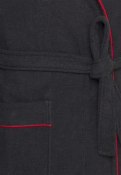 Pier One Bademantel - Black/red -Pier One 5ec180ec9059472bac869a3b516d20a1