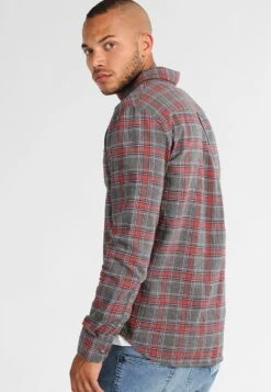 Pier One Hemd - Grey/coral -Pier One 62192d2e542d4a69a08273483006118b