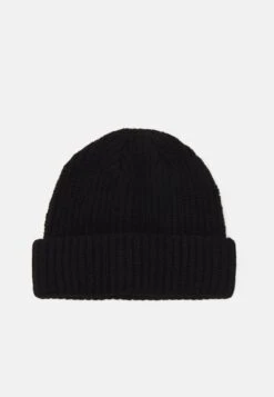 Pier One 18 Pier One SHORT MICRO BEANIE UNISEX - Mütze - Black