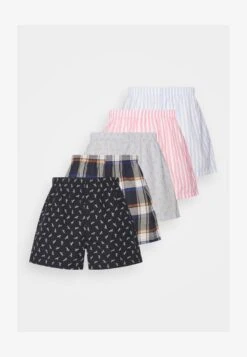 Pier One 5 PACK - Boxershorts - Blue/dark Blue/pink - 12 Pier One 5 PACK - Boxershorts - Blue/dark Blue/pink - -Pier One 9fb699084db745fb82f3afe419449e07