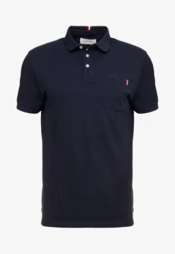 Pier One TRICOLORE TRIM POLO - Poloshirt - Black -Pier One ba7707c5f9564d84bcfdd2d32f5c16a5